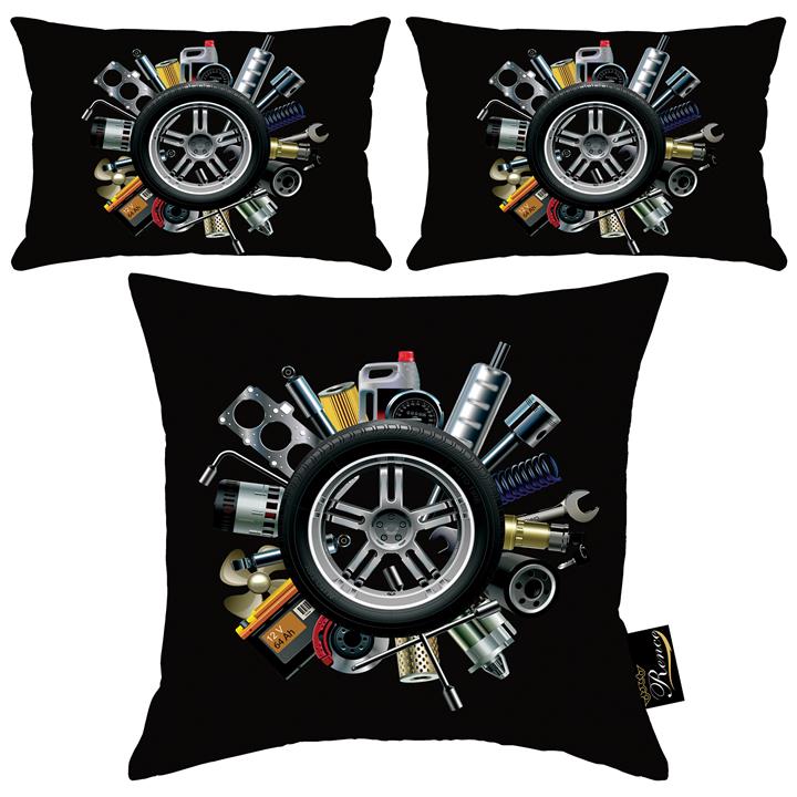 پشت گردنی صندلی خودرو رنس مدل RR9-20916 بسته 2 عددی به همراه کوسن